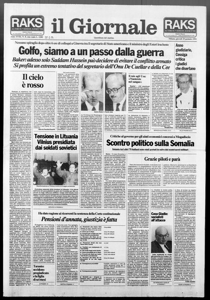 Il giornale : quotidiano del mattino